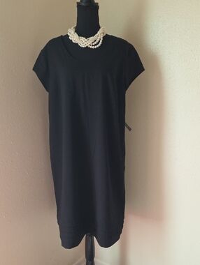 Classic Black Mini Shift Dress